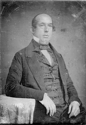 Retrato de Norman Cutter, uma mercearia no atacado em St. Louis